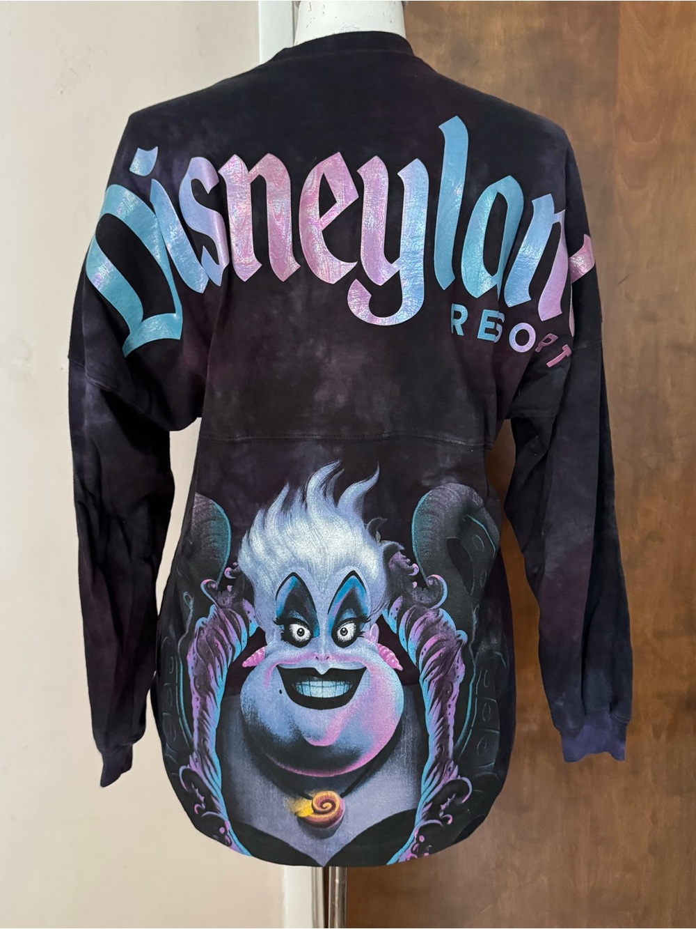 Disney Ursula Spirit Jersey Disneyland Resort Tie-Dye Long Sleeve Tee XS